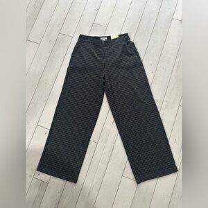 Max Studio Black and Gray Houndstooth Pants
